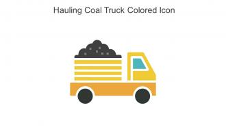 Hauling Coal Truck Colored Icon In Powerpoint Pptx Png And Editable Eps Format