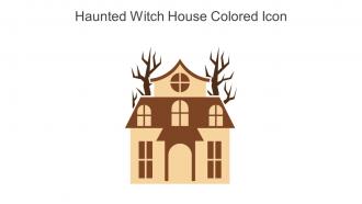 Haunted Witch House Colored Icon In Powerpoint Pptx Png And Editable Eps Format