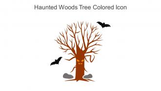Haunted Woods Tree Colored Icon In Powerpoint Pptx Png And Editable Eps Format