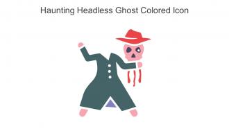 Haunting Headless Ghost Colored Icon In Powerpoint Pptx Png And Editable Eps Format
