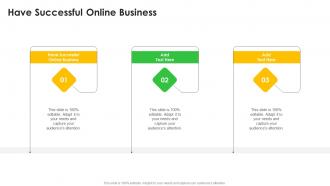 Have Successful Online Business In PowerPoint And Google Slides Cpb