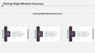 Having Right Mindset Success In Powerpoint And Google Slides Cpb