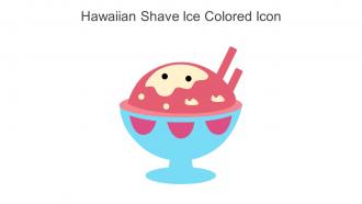 Hawaiian Shave Ice Colored Icon In Powerpoint Pptx Png And Editable Eps Format