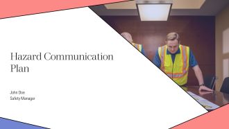 Hazard Communication Plan PPT Template AT