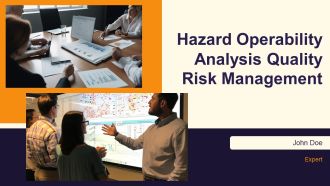 Hazard Operability Analysis Quality Risk Management PPT Slides AT