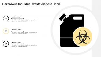 Hazardous Industrial Waste Disposal Icon