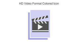 HD Video Format Colored Icon In Powerpoint Pptx Png And Editable Eps Format