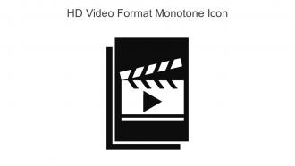 HD Video Format Monotone Icon In Powerpoint Pptx Png And Editable Eps Format