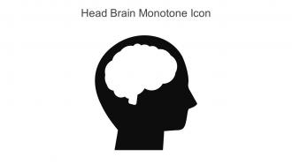 Head Brain Monotone Icon In Powerpoint Pptx Png And Editable Eps Format