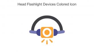Head Flashlight Devices Colored Icon In Powerpoint Pptx Png And Editable Eps Format