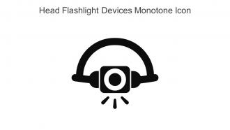 Head Flashlight Devices Monotone Icon In Powerpoint Pptx Png And Editable Eps Format