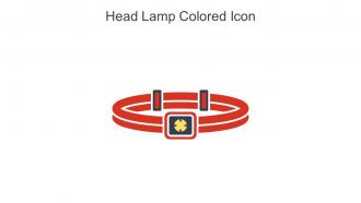 Head Lamp Colored Icon In Powerpoint Pptx Png And Editable Eps Format