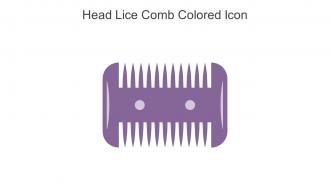 Head Lice Comb Colored Icon In Powerpoint Pptx Png And Editable Eps Format