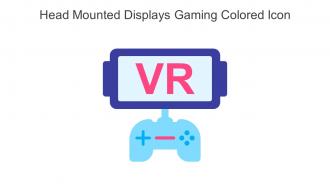 Head Mounted Displays Gaming Colored Icon In Powerpoint Pptx Png And Editable Eps Format