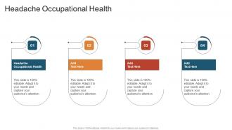 Headache Occupational Health In Powerpoint And Google Slides Cpb