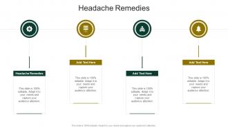 Headache Remedies In Powerpoint And Google Slides Cpb