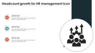 Headcount Growth For Hr Management Icon