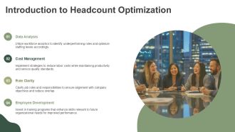 Headcount Optimization Strategy Implementation Roadmap PPT Guidelines AT Idea Ideas