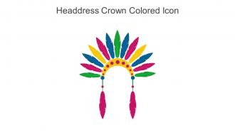 Headdress Crown Colored Icon In Powerpoint Pptx Png And Editable Eps Format