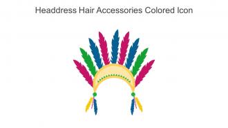 Headdress Hair Accessories Colored Icon In Powerpoint Pptx Png And Editable Eps Format