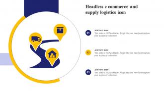 Headless E Commerce And Supply Logistics Icon