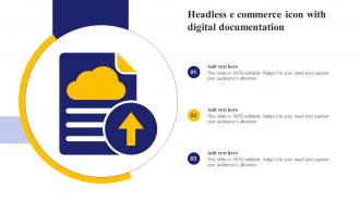 Headless E Commerce Icon With Digital Documentation