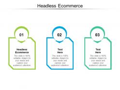 Headless ecommerce ppt powerpoint presentation summary diagrams cpb
