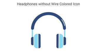 Headphones Without Wire Colored Icon In Powerpoint Pptx Png And Editable Eps Format