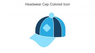 Headwear Cap Colored Icon In Powerpoint Pptx Png And Editable Eps Format