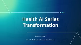 Health AI Series Transformation PPT Mockup VA