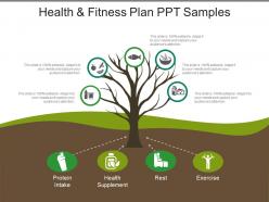 Health and fitness plan ppt samples