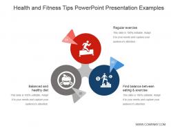 Health And Fitness Tips Powerpoint Presentation Examples