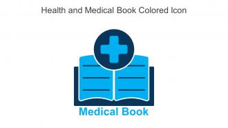 Health And Medical Book Colored Icon In Powerpoint Pptx Png And Editable Eps Format