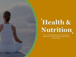 Health and nutrition ppt design templates