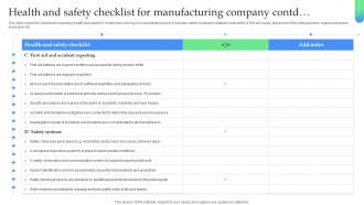 Health And Safety Checklist For Manufacturing Company How To Optimize Recruitment Process To Increase Aesthatic Designed