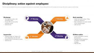 Health And Safety Of Employees Disciplinary Action Against Employees