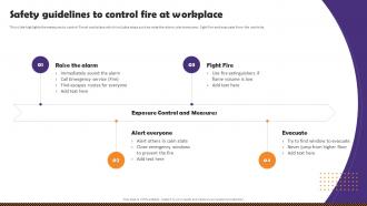 Health And Safety Of Employees Safety Guidelines To Control Fire At Workplace