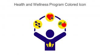 Health And Wellness Program Colored Icon In Powerpoint Pptx Png And Editable Eps Format