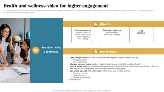 Health And Wellness Video For Higher Building Brand In Healthcare Strategy SS V