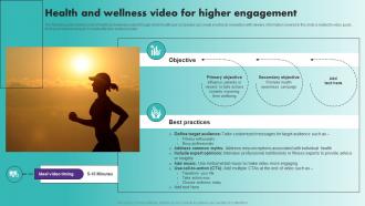 Health And Wellness Video For Higher Engagement Strategic Healthcare Marketing Plan Strategy SS