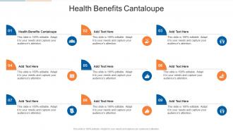 Health Benefits Cantaloupe In Powerpoint And Google Slides Cpb