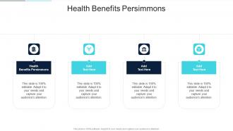 Health Benefits Persimmons In Powerpoint And Google Slides Cpb
