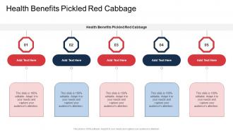 Health Benefits Pickled Red Cabbage In Powerpoint And Google Slides Cpb