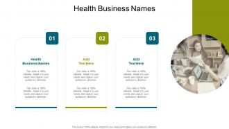 Health Business Names In Powerpoint And Google Slides Cpb