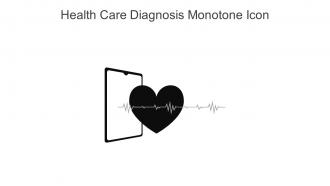 Health Care Diagnosis Monotone Icon In Powerpoint Pptx Png And Editable Eps Format