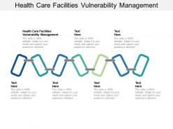 Health care facilities vulnerability management ppt powerpoint model show cpb