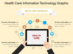 Health care information technology graphic