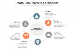 Health care marketing objectives ppt powerpoint presentation pictures examples cpb