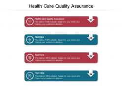 Health care quality assurance ppt powerpoint presentation outline graphics download cpb