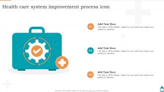 Health Care System Improvement Process Icon